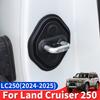 For Toyota Land Cruiser Prado LC250 2024 2025 Lock Buckle Cover Silicone Anti-Rust Noise Reduction Door Protective Accessories