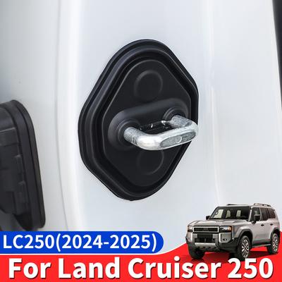 For Toyota Land Cruiser Prado LC250 2024 2025 Lock Buckle Cover Silicone Anti-Rust Noise Reduction Door Protective Accessories