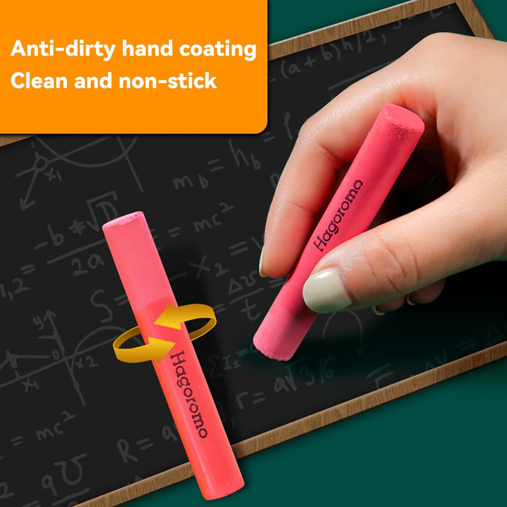 High Quality Dustless Chalk for Blackboard Chalkboard Drawing Writing Not Easy Break School Office Supplies Kids Colored Chalk