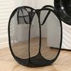 Folding Dirty Laundry Sorting Basket Washing FrameBathroomCloth MeshStorage BagFrame Bucket LaundryOrganizers Storage Pouch