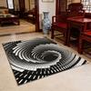3D Optical Illusion Floor Mat Non-Slip Stable Design Water Absorbent Floor MatStunning Burrow Visual Effect Rug Living Room Bedroom Decor