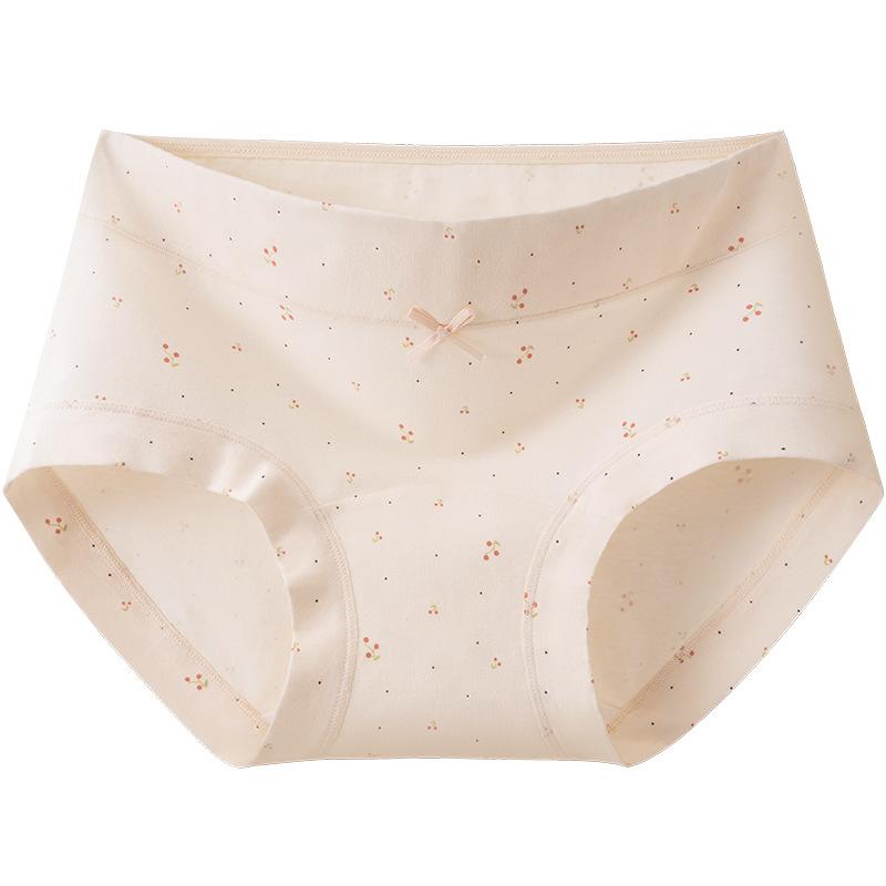 Large Size Women Spring and Autumn Cotton High Waist Belly Wrap Hip Antibacterial Extended Crotch Small Boxer Briefs