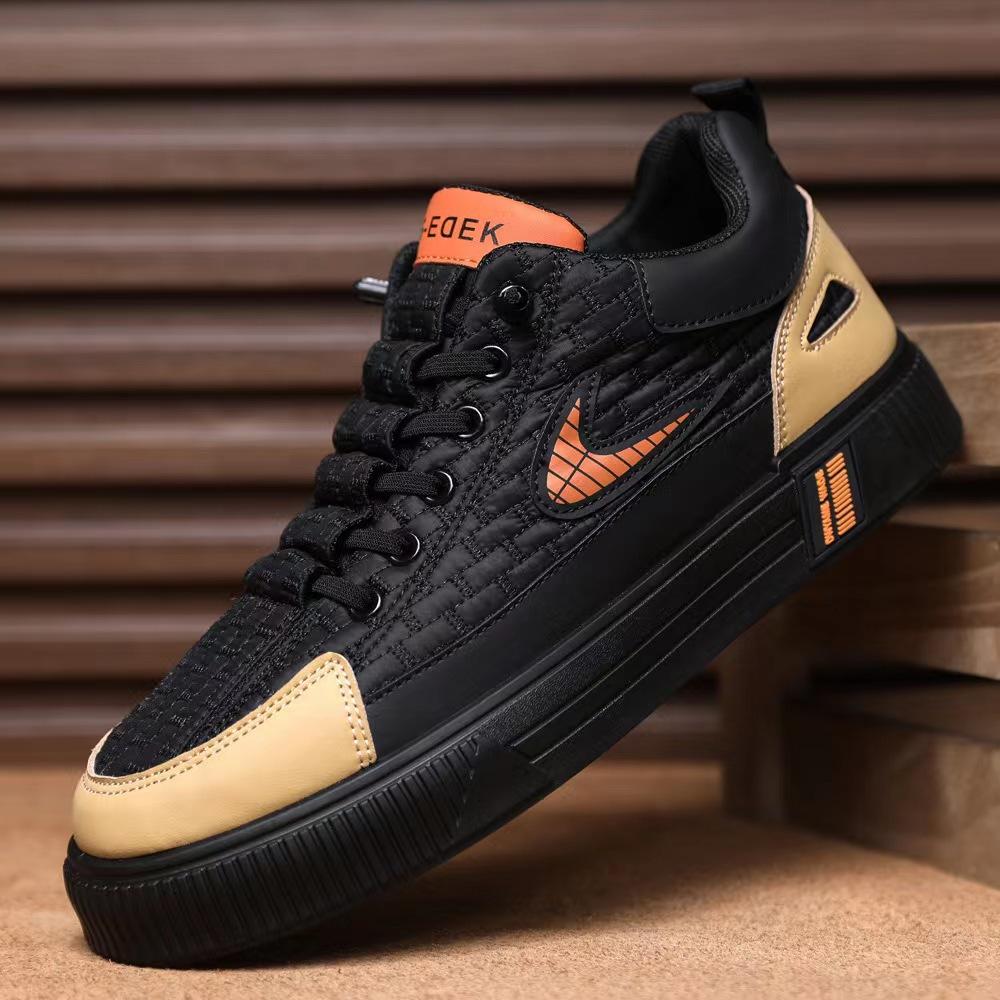 One pedal men's shoes autumn and winter new Internet celebrity explosion leisure one pedal youth sports Korean version of low-top board shoes