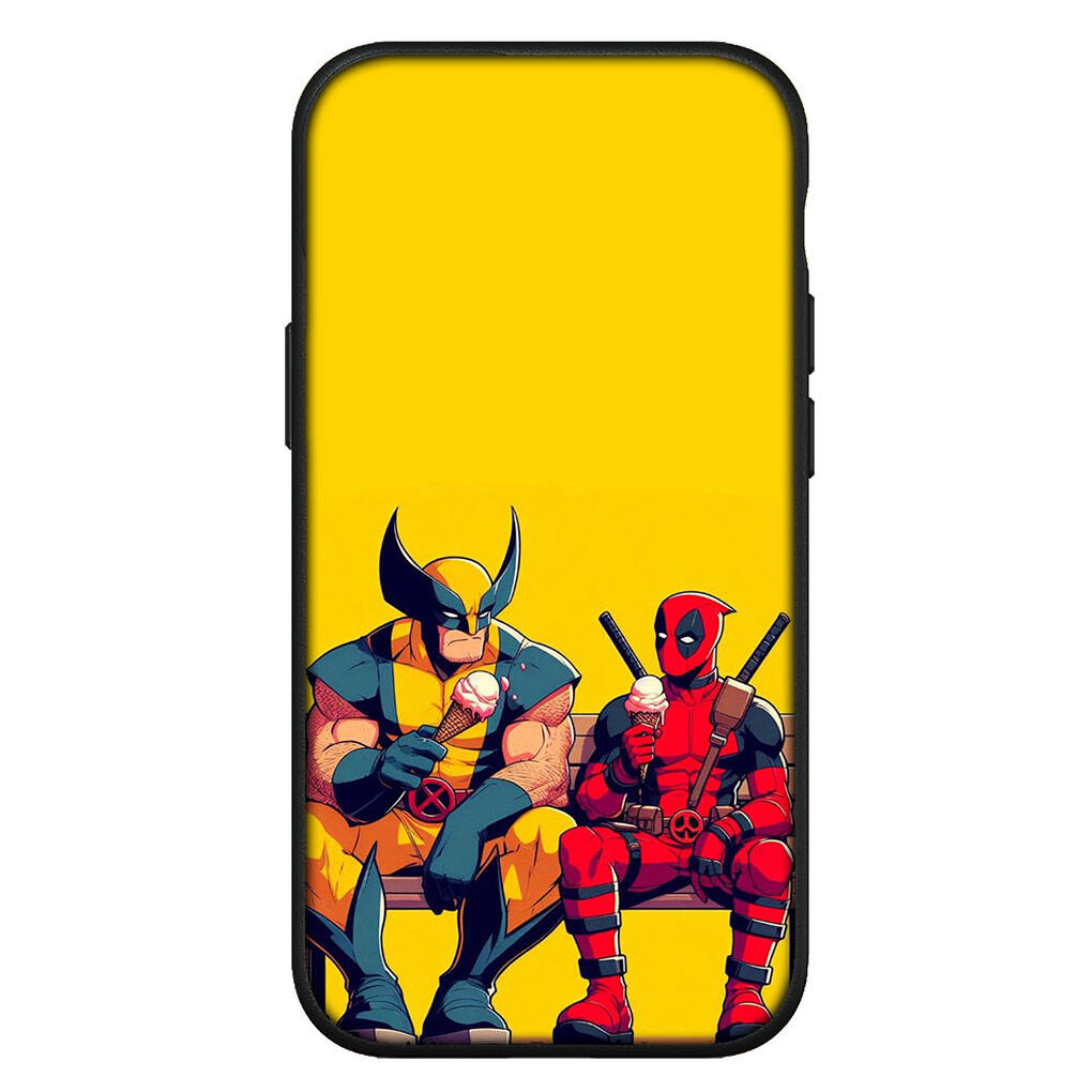 Hülle für iPhone 17 16 15 Xiaomi Poco Redmi Note 14 13 12 11 Pro Max 9 16e Samsung Galaxy S25 S24 S23 OPPO Huawei Deadpool Wolverine Handyhülle