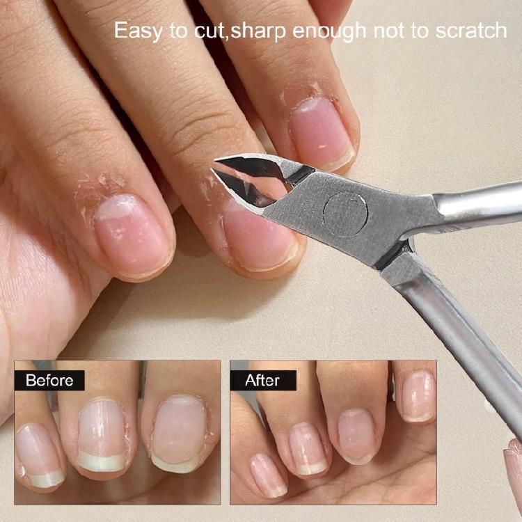 Strumento Pedicure Manicure Portatile Tagliacuticole Cutter Cuticole Unghie Pinzette Cuticole Acciaio Inossidabile Taglia Cuticole Morte