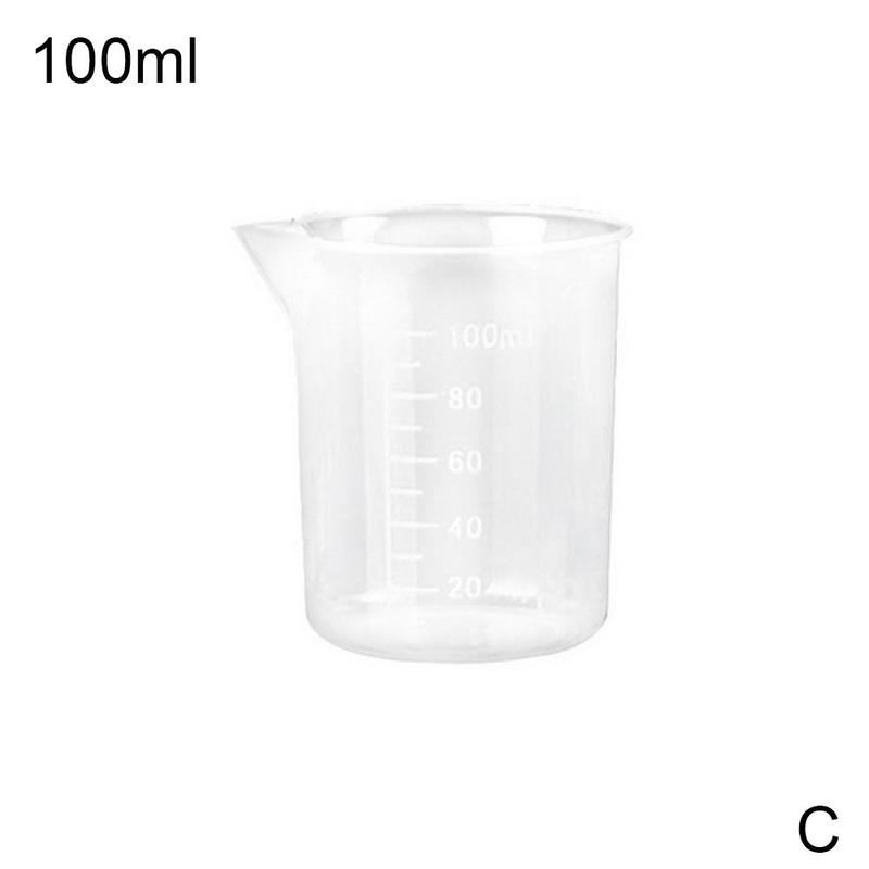 25-1000ML Measuring Cup Transparent Measuring Cup Plastic Kitchen Tool Beaker H6I7