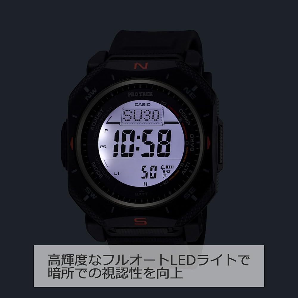 Casio Pro Trek Climber Line Tough Solar Eco-Friendly Men's Watch PRG-69-1JF Black