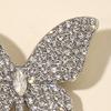 Butterfly Design Brooch Pin for Women Rhinestones Inlaid Brooch Pin for Dress Coat Shawl