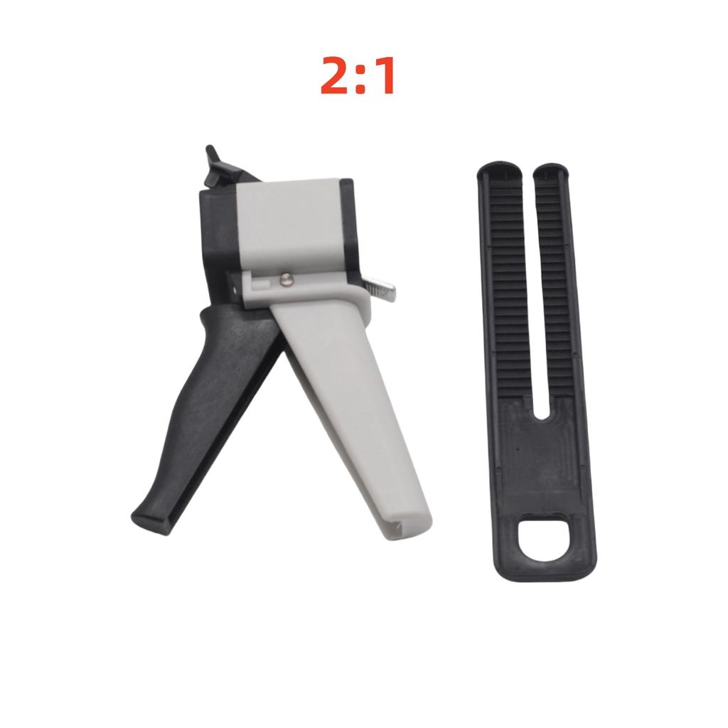 1Pc Dental Impression Dispensing Gun 1:1 1:2 10:1 Silicone Rubber Mixer Universal Dentist Tool for Precise Mixing