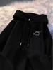 American Men's Plus Velvet Hooded Sweatshirt - Autumn/Winter Trendy Loose Casual Outerwear