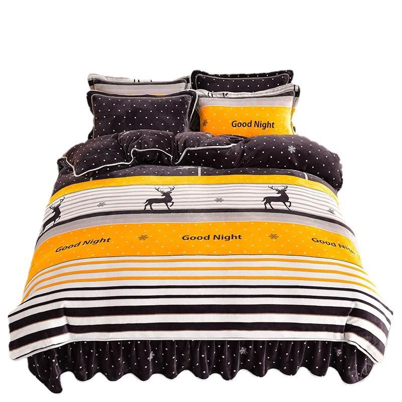 Four-Piece Set Of High-Gram Milk Fleece,4-Pcs Set Of Thickened Milk Fleece,4-Pcs Set Of Maternal And Infant Grade Farley Fleece, Class A