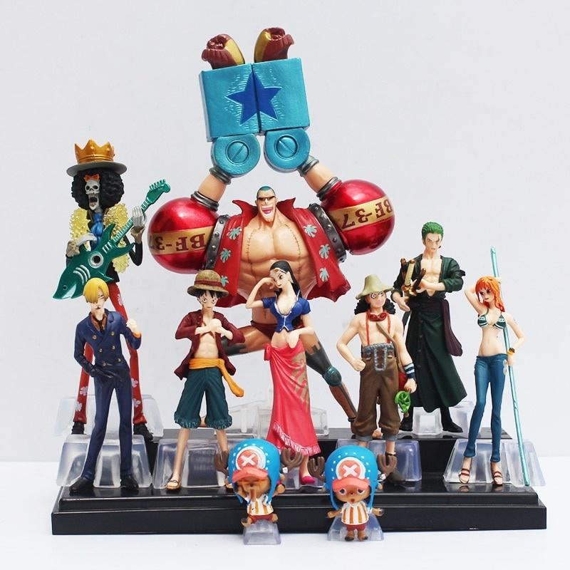 10pcs Set Japanese Anime One Piece Action Figure Collection 2 Years Later Luffy Nami Roronoa Zoro Buy From 24 On Joom E Commerce Platform