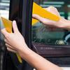 Car Window Film Squeegee Yellow Thick Plastic Triangle Tip Scraper for Vinyl Wrap Sticker Auto Window Tint Film Install Tool