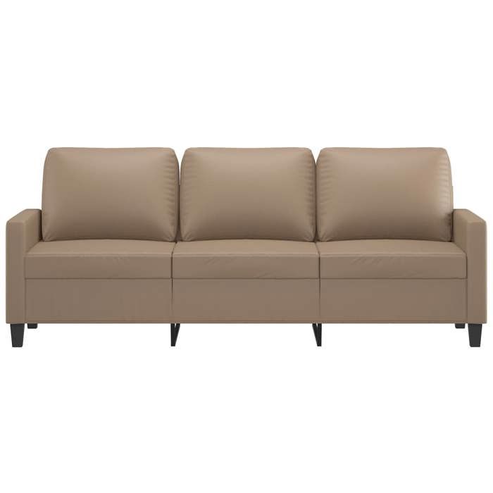 VidaXL Canapé à 3 Places, Sofa de Salon avec Accoudoirs et Oreillers de Dossier, Meuble de Salle de Séjour Intérieur, 359146