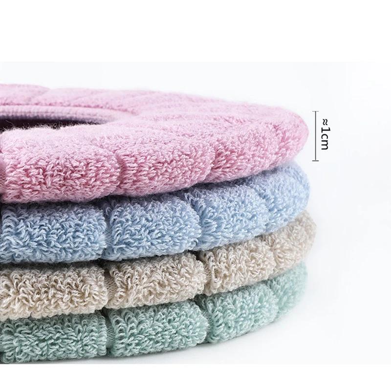 Einfarbiges, universelles, warmes, weiches und waschbares Toilettenmatten-Set für die Heimdekoration, Sitzbezug, Toilettendeckelbezug, Zubehör