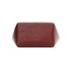 Tory Burch Mcgraw Solid Double T Logo Stitching Pebbled Leather Bucket Bag Women Handbags Burgundy 152232-500