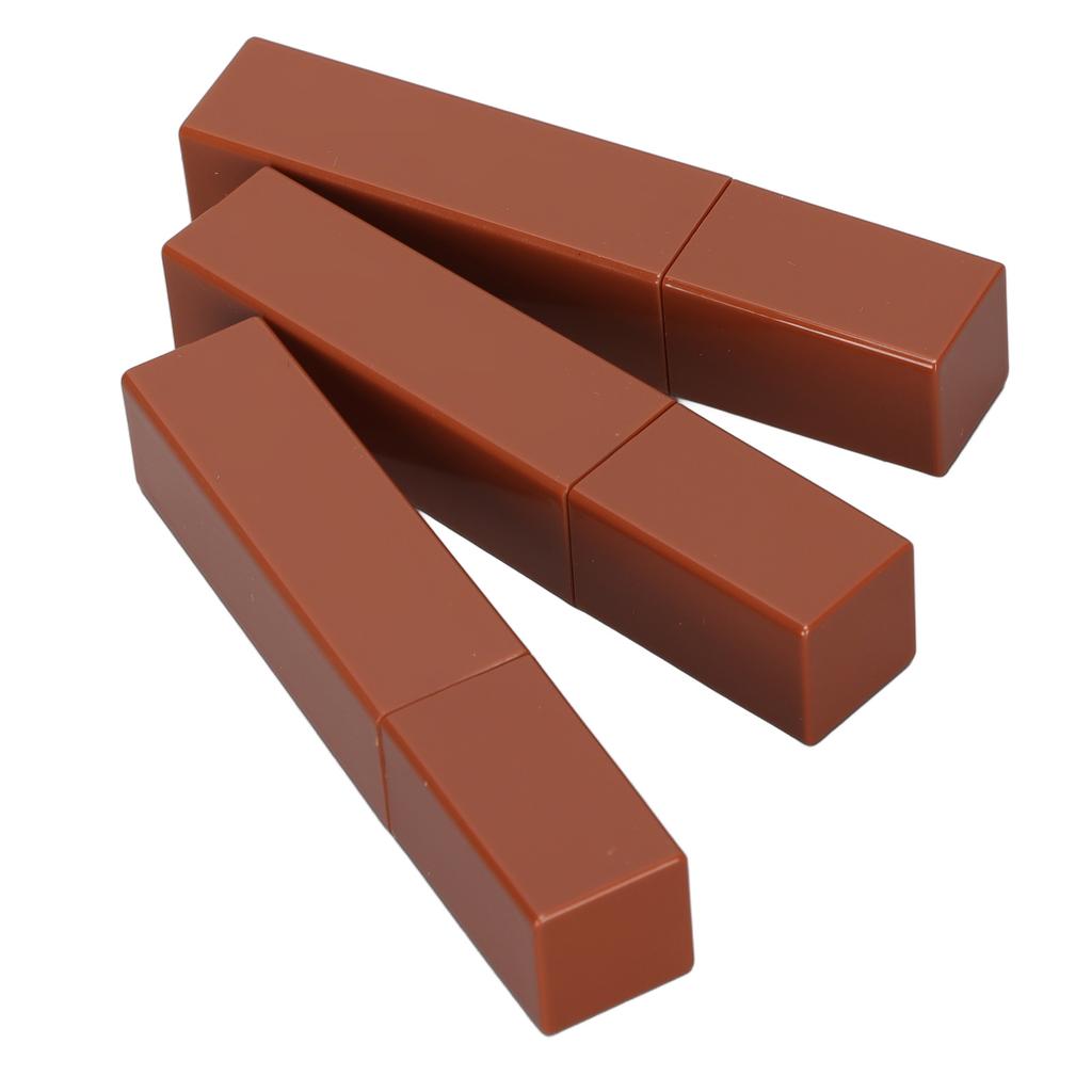 3pcs Liquid Lipstick Mousse Texture Chocolate Shaped Matte Lip Gloss for Lips Makeup 5ml