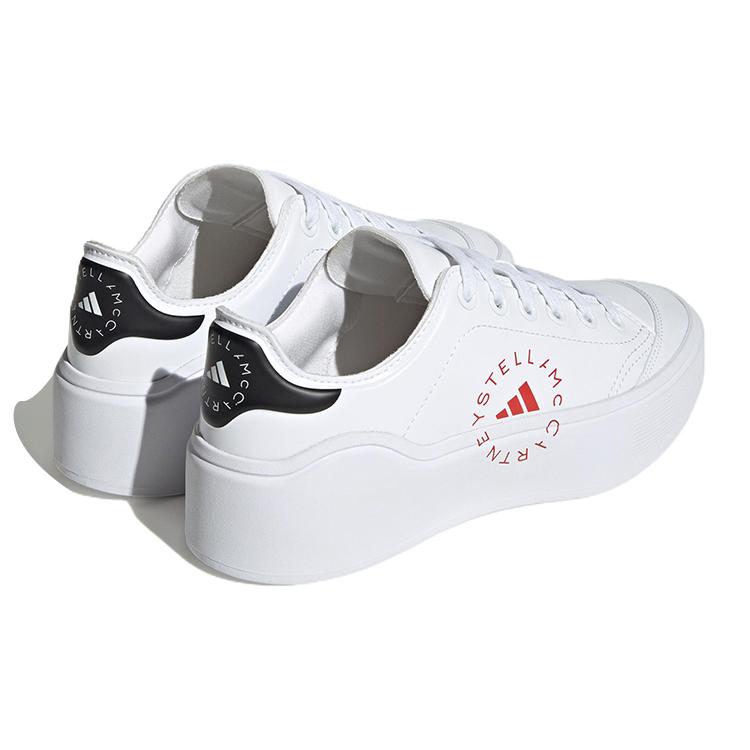 New Adidas Stella McCartney X Court 'White Active Red' HQ1056