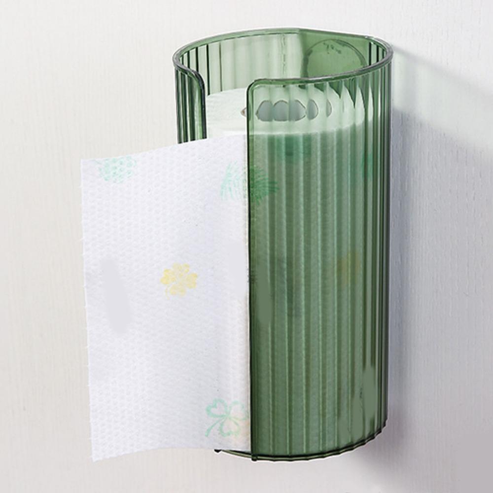 

PET Paper Towel Holder Box Waterproof Hand Towel Holder Wall Paper Towel Dispenser Kitchen зелёный
