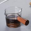 70/75Ml Heat-Resisting Glass Espresso Measuring Cup Double Mouth Glass Milk Jug