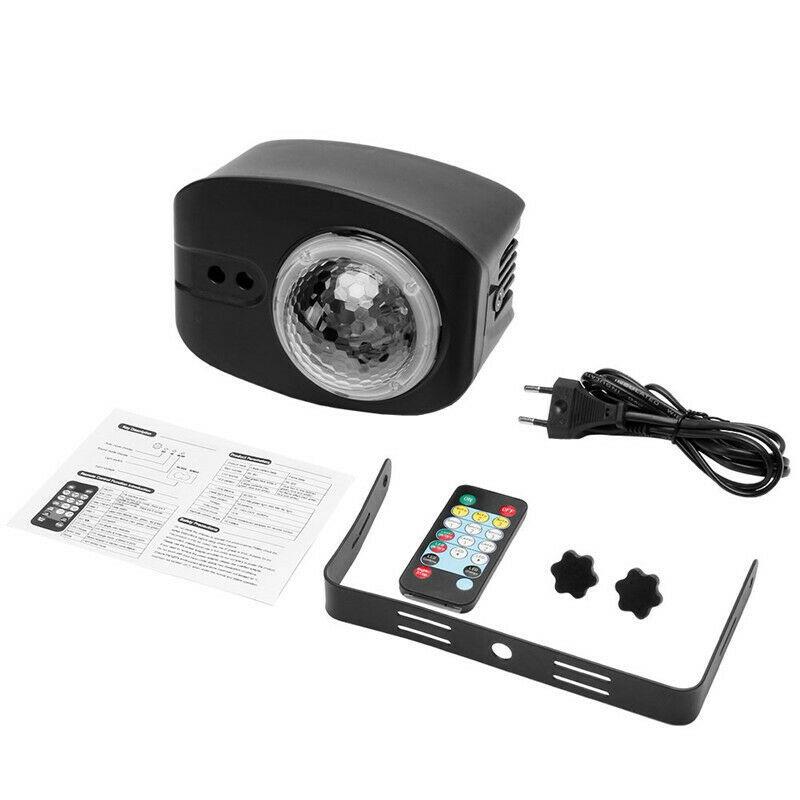 

Праздничные огни диско-шар 2 в 1 диджейские сценические огни светодиодный проектор стробоскопический свет активируется звуком с пульта дистанционного управления для дня рождения свадьбы клуба праздника US Plug