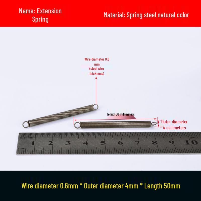 Stainless Steel Spring Hook for Microwave Oven Handle, Wire Diameter 0.6/0.7