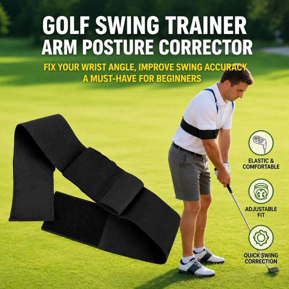 Swing Improvement Golf Training Aid Elastic Golf Swing Armband  Golf Training Tool
