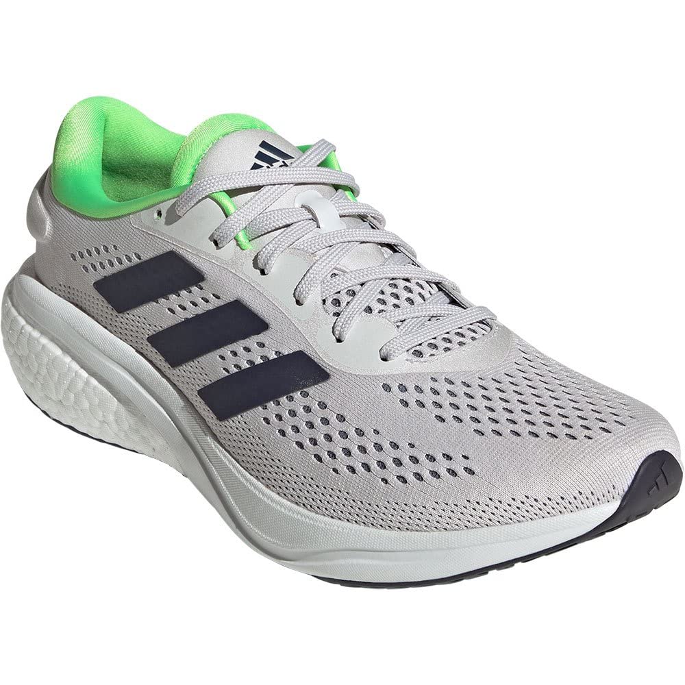 Adidas Supernova LUX95 Running Dash Green Size cm 2.0 Shoes, Gray/Shadow Navy/Solar (GW9093), 25.5