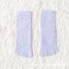 Women's Mid-Calf Fleece-Lined Five-Toe Divide Socks - Thick, Warm Imitation Mink Velvet for Winter