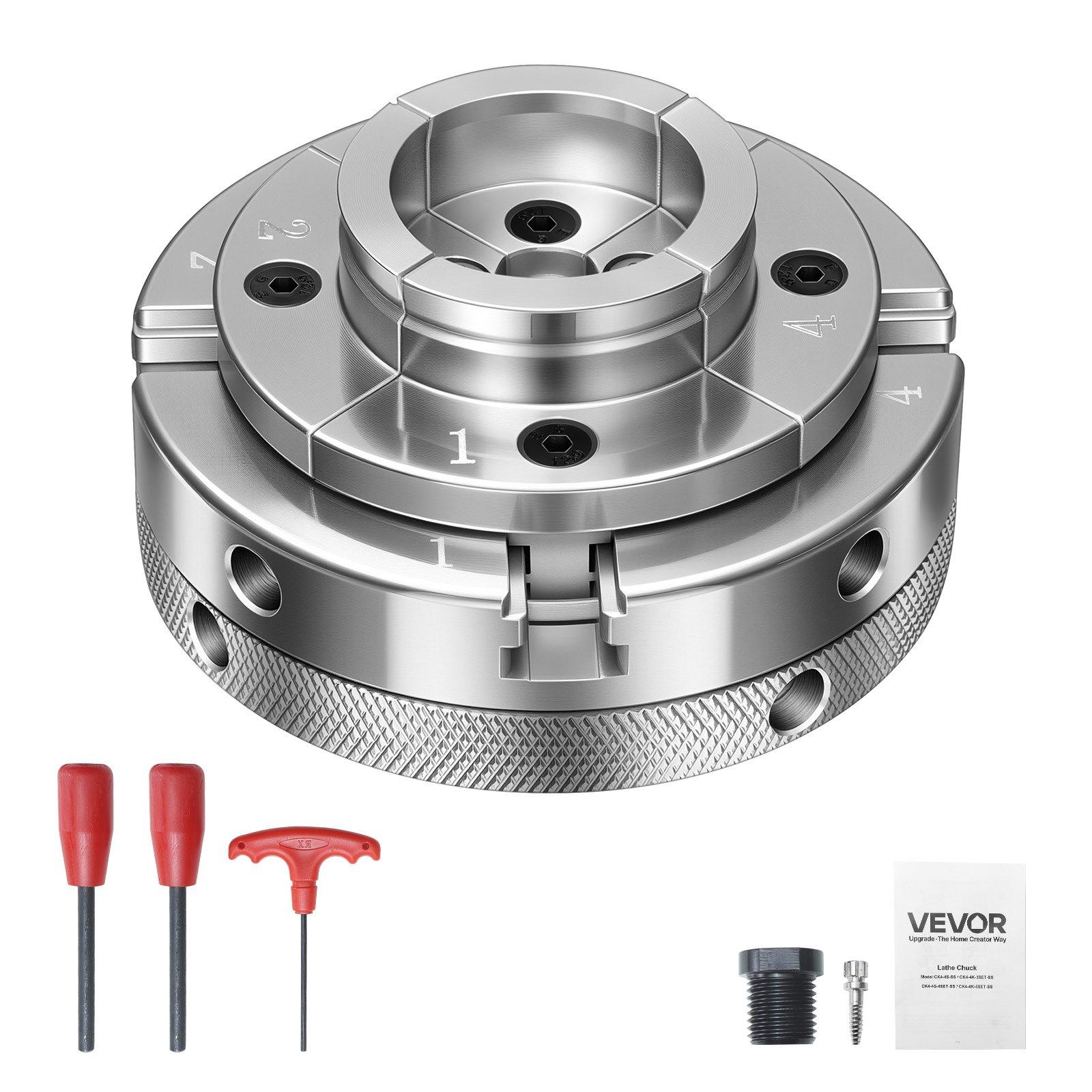 VEVOR 4 Inch Wood Lathe Chuck