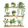 Green Plant Decoration Wall Sticker For Bedroom And Living Room Decoration Wall Sticker