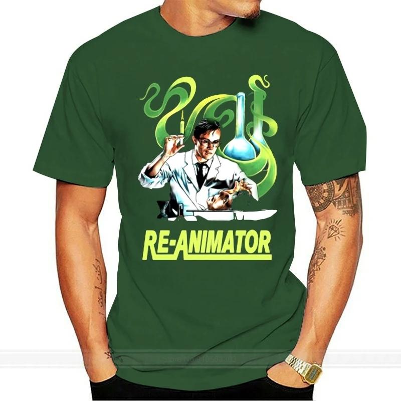 Reanimator Classic 80s Horror T Shirt cotton tshirt men summer fashion t-shirt euro size