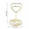 25PCS Sturdy Metal Table Number Stands Heart Shaped Name Card Clips  Valentine's Day Decor