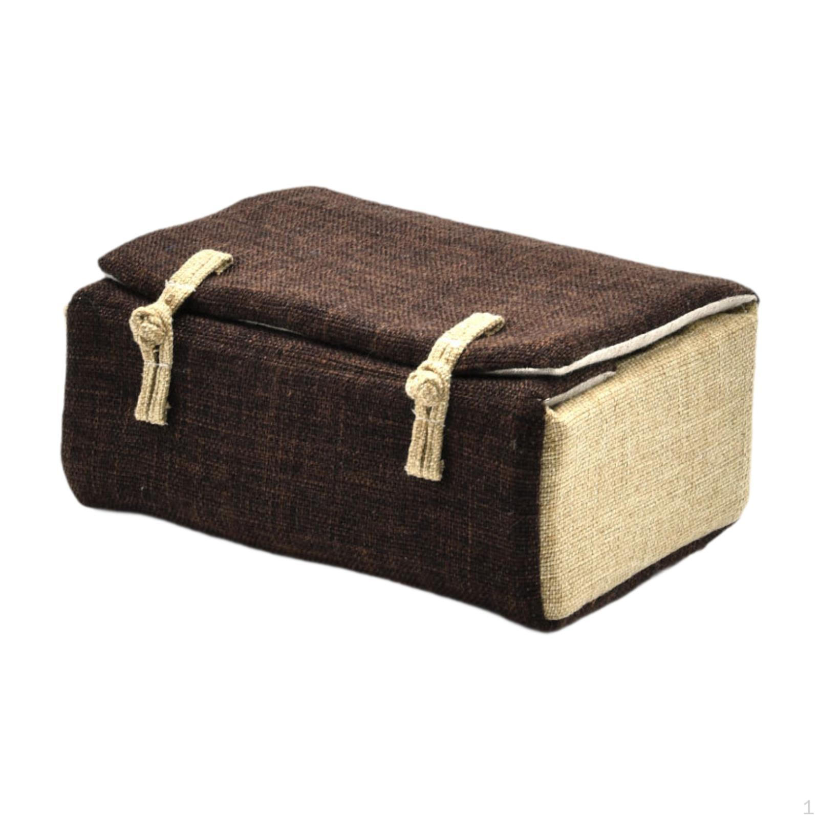 

Chinese Kung Fu Tea Wierebag Button Design Pot Cups Set Organizer Travel Pocket with for Deep Coffee