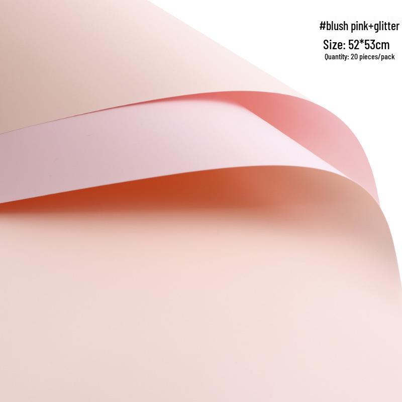 Extra Thick 8.5 Silk HD Morning Mist Matte Waterproof Florist Paper for Fresh Flower Wrapping