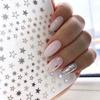 1pcs Lovely Stars Geometry 3D Nails Art Sticker Gold Ornaments Self-Adhesive Sliders Manicure Accessories