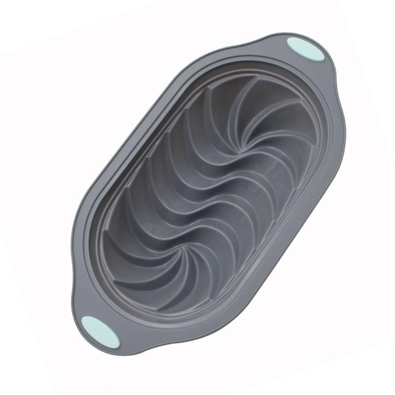 High Temperatures Resistant Baking Pan Set with Steel Rings and Silicone for Toasts Up to 230Celsius Solid Long Time