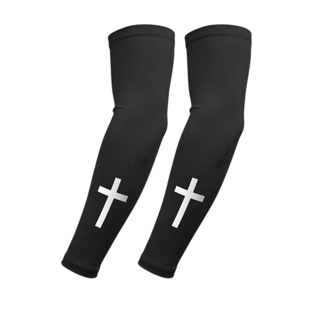 

Elastic Fabric Sports Cooling Arm Sleeve Lightweight Cycling Cross Sleeves Baseball Volleyball чёрный