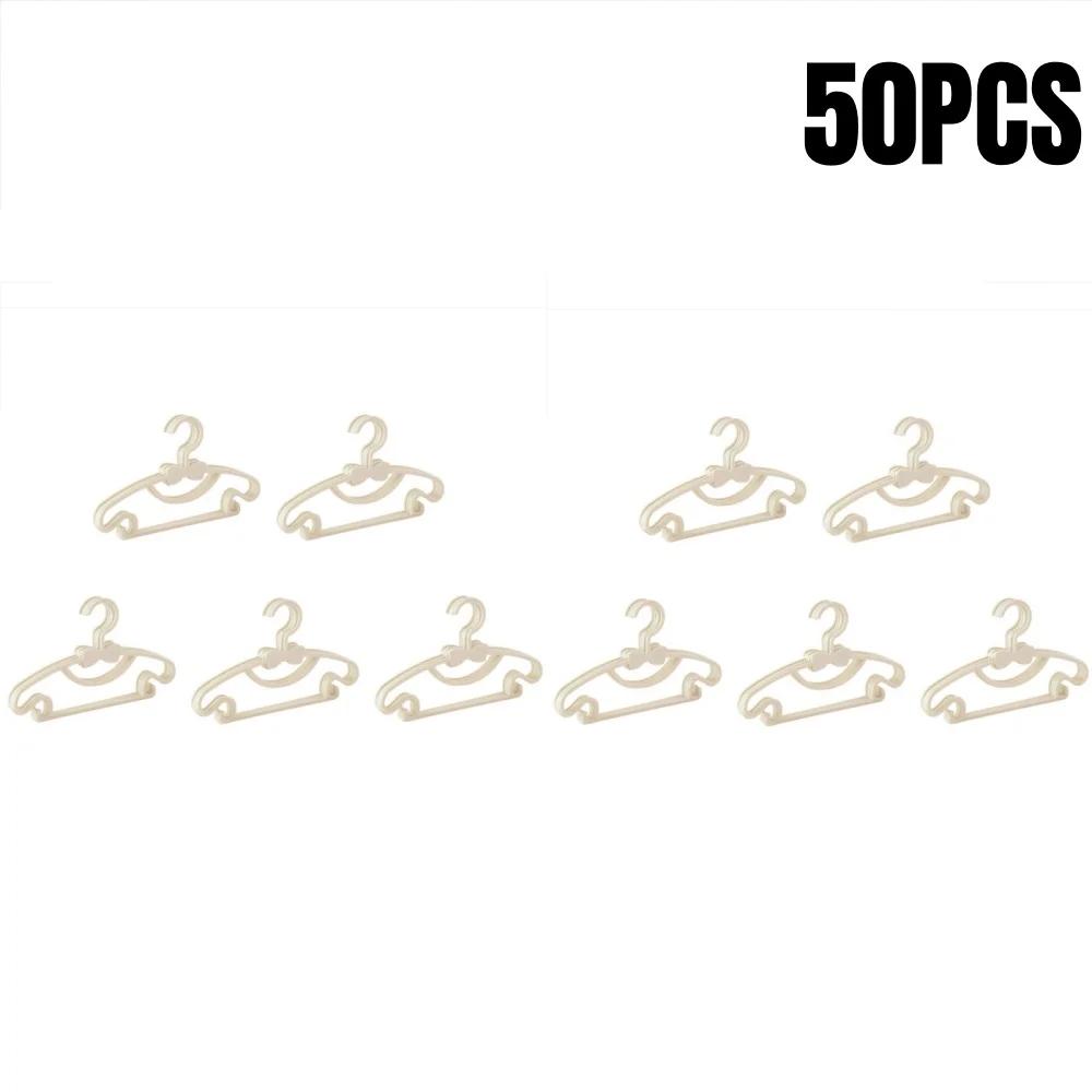 5-50Pcs Baby Hangers Plastic  Clothes  Hanger for Nursery Children Hangers Toddler Infant Portable Coats  Rack Baby clothes Bra
