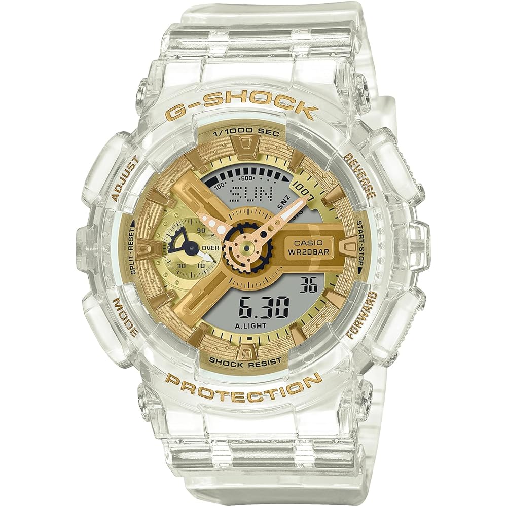 

Casio G-Shock GMA-S110SG-7A Women s Mid-Size Clear Skeleton Watch