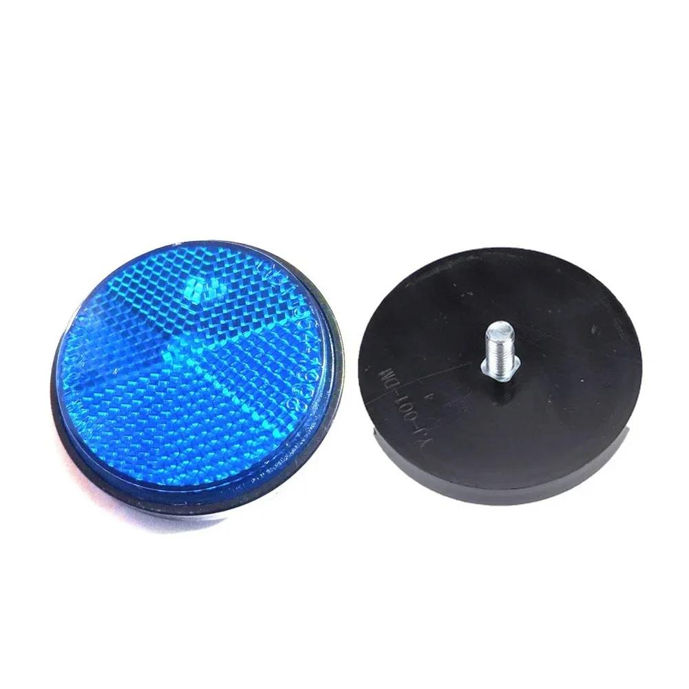 Reflector circular pentru motocicletă, vehicul electric, bicicletă, impermeabil, rezistent la praf, reflector de avertizare nocturnă, fixare cu șurub hexagonal de 6 mm