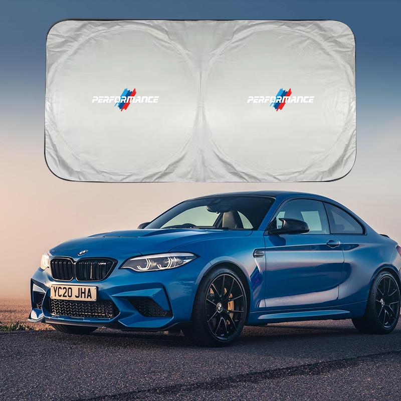 Car Windshield Sunshade Ultraviolet-Proof Sunshading Board Accessories Sticker For BMW X1 X3 X5 E46 E90 F20 E60 E39 F10 M1 M2 M3