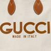 Gucci Logo Print Adjustable Strap Cotton Linen Canvas Tote Bag Women Tote Bags Beige 772144-FACUL-8451
