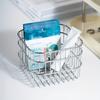 1 Stainless Steel Storage Basket - Versatile & Lightweight, Perfect for Desk, Bathroom, Bedroom Organization | Holds Cosmetics, Perfume, Masks & More