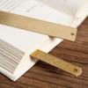 Hand Ruler Brass Metal Dual Scale15 Cm Rulers Measuring Tool Portable Retro Bookmark Thickening