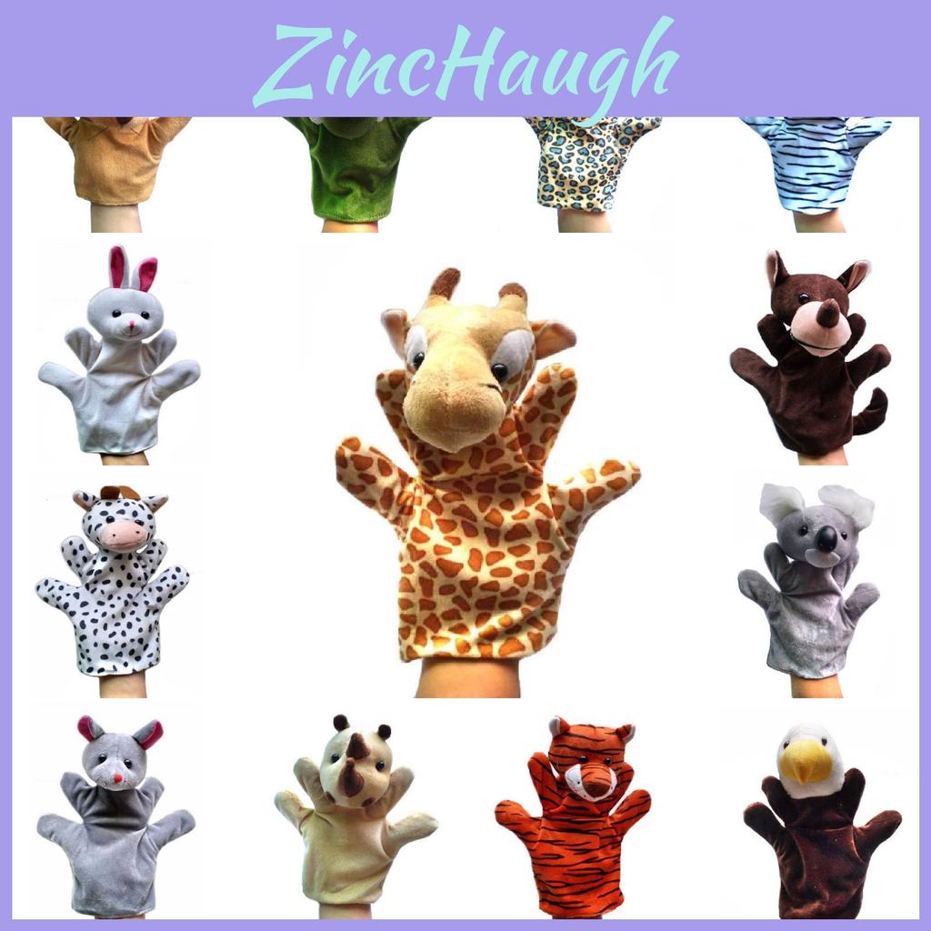 Soft And Adorable Community Helper Hand Puppets Featuring Colorful Animal Designs