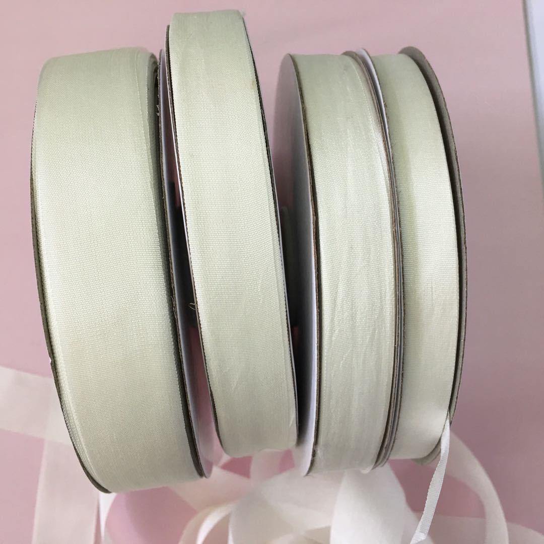 Wholesale Different Width White 100% Natural Pure Shibori Silk Ribbon for DIY , Embroidery,Hand Dye 2MM белый