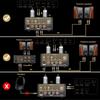 AIYIMA T9 Bluetooth 5.0 100W*2 Tube Amplifier 2.0 Channel Vacuum Tube USB DAC Stereo HiFi Home Audio Digital Amplifier with RCA/COA/Opt/PC-USB and VU