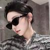 Sunglasses Light Luxury Cat Eye Star Polarized Sunglasses Punk Korean Tide Retro Street Shot In