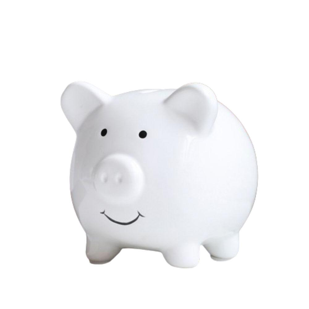Cartoon Ceramic Piggy Bank Cute Savings Tank Birthday Gift Money Saving Box  for Boys and Girls
